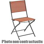 Chaise pliante orange